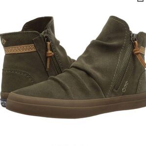 Sperry Olive Green Top-Sider Waterproof Ankle